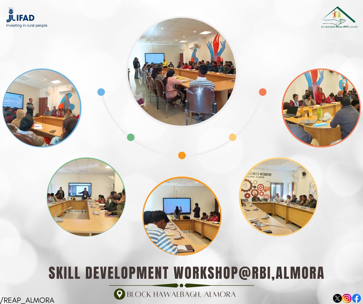 A skill development training program was successfully organized for the Cluster Level Federation (CLF) staff through a collaborative effort by Gramothan &amp; Rural Business Incubator (RBI), Almora.