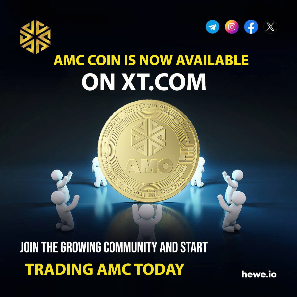 AmChain_20's tweet photo. 🚀 Join the AMC Community and Start Trading on https://t.co/2D5itbaIie!

🌟 Are you ready to be part of the exciting AMC movement?

👉 Sign up on https://t.co/2D5itbaIie : https://t.co/h2nsEWLMno get started today!

#AMC #XTcom #CryptoTrading #JoinTheCommunity https://t.co/bhdHBApOgf