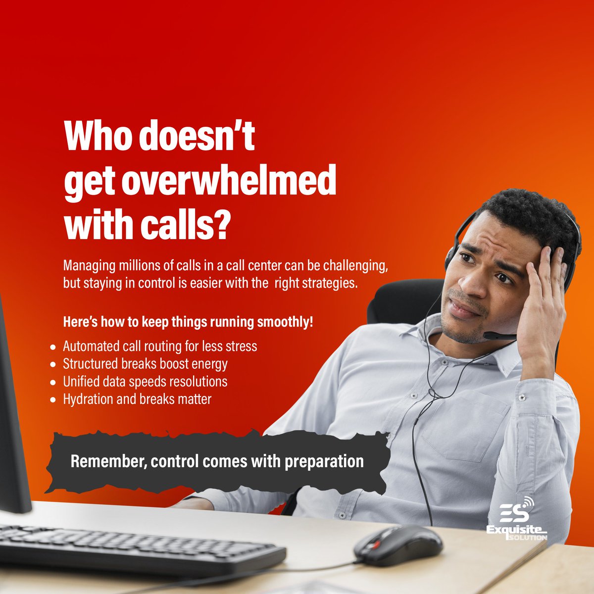 ExquisiteUganda's tweet image. Handling calls like a pro isn&apos;t easy—but with the right strategies, it gets a whole lot smoother. Or better yet, let us handle the stress for you!

Call us at +256 414 533 414 and focus on what really matters. #CallCenterSolutions #OutsourceYourStress