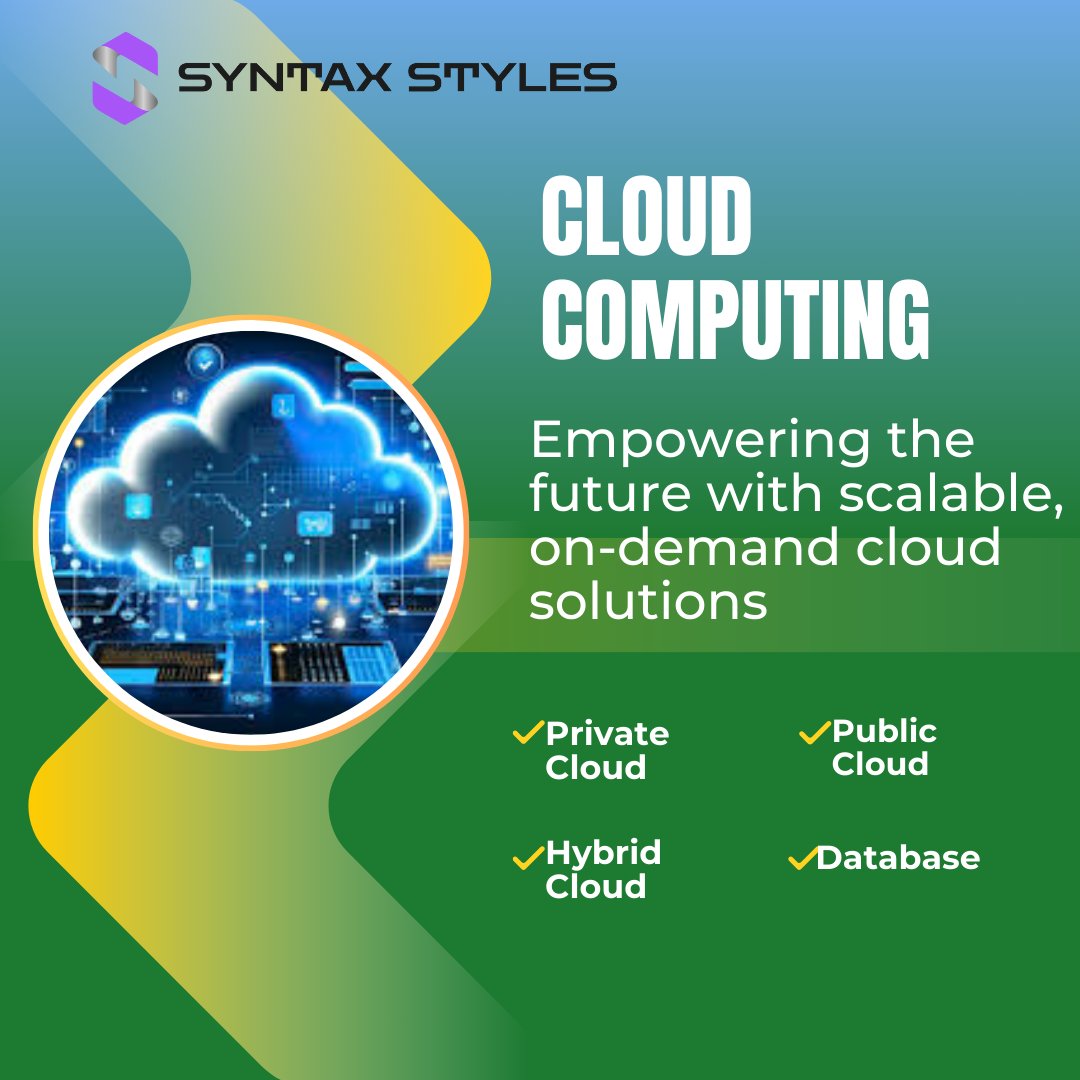 academy_syntax's tweet image. The cloud is here to transform your life, whether you're keeping family photographs 📸 or processing large amounts of data 📊. Are you prepared to glide into the future? 🚁💻
#CloudComputing
#TechRevolution
#InnovationUnleashed
#TechInnovation
#DigitalTransformation
#Futures