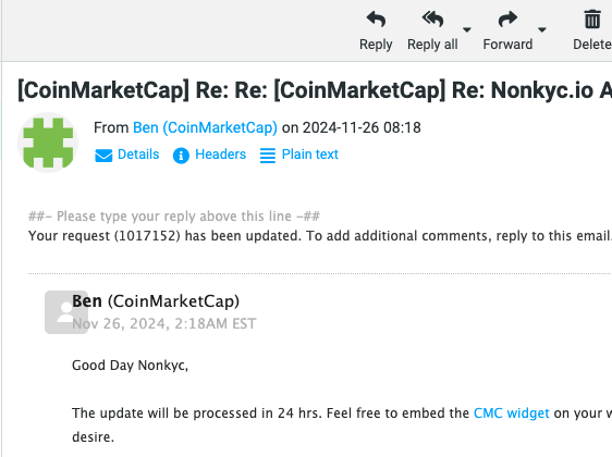 Another favor fulfilled. CMC UCID #26 fixed.

$JKC #JKC <a href="/junkcoin_JKC/">Junkcoin</a>  🚀

coinmarketcap.com/currencies/jun…