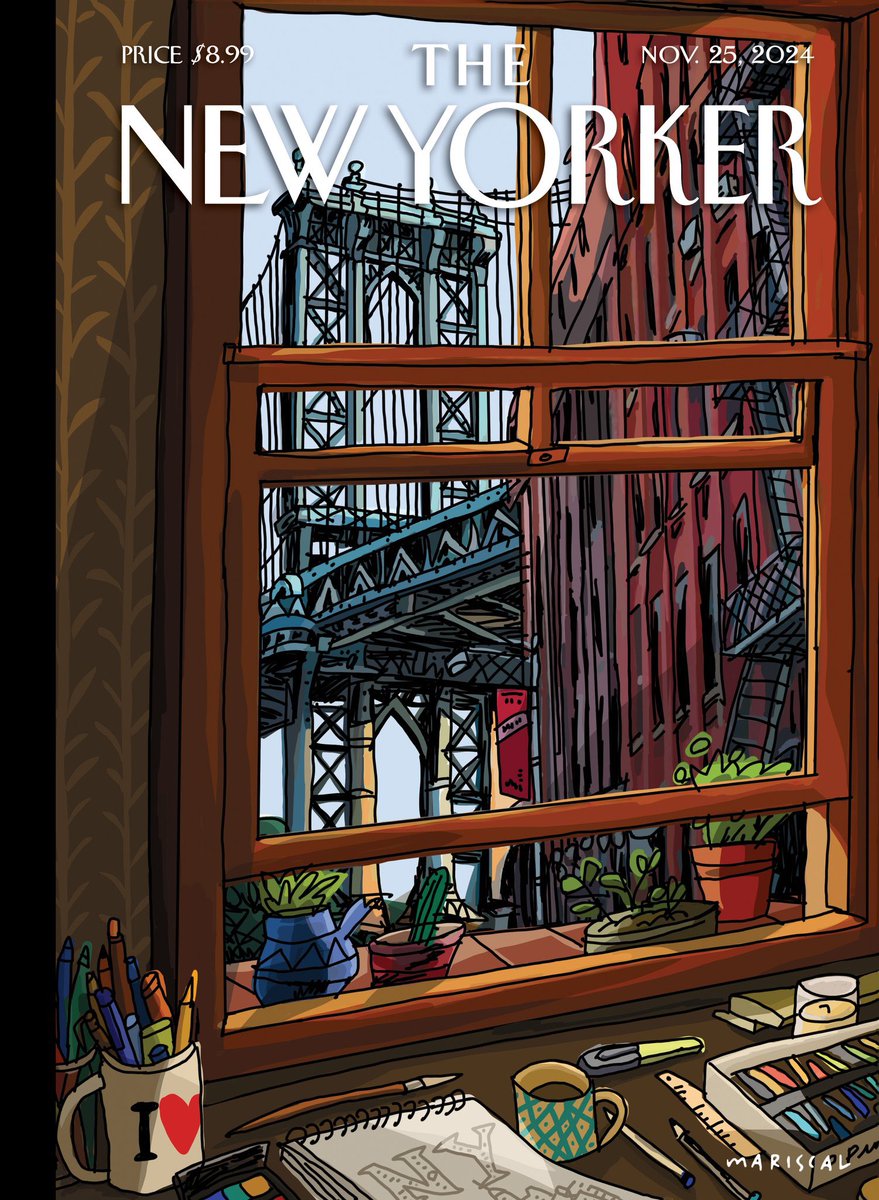 Esta semana, la portada de <a href="/NewYorker/">The New Yorker</a> la firma Mariscal.