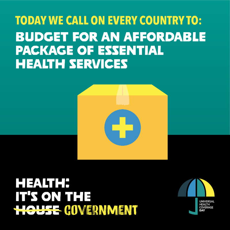 UHC2030's tweet photo. To protect people from impoverishing health costs, governments must allocate budgets for an affordable package of essential health services. #FinancialProtection101 https://t.co/bDoHfMc9C2