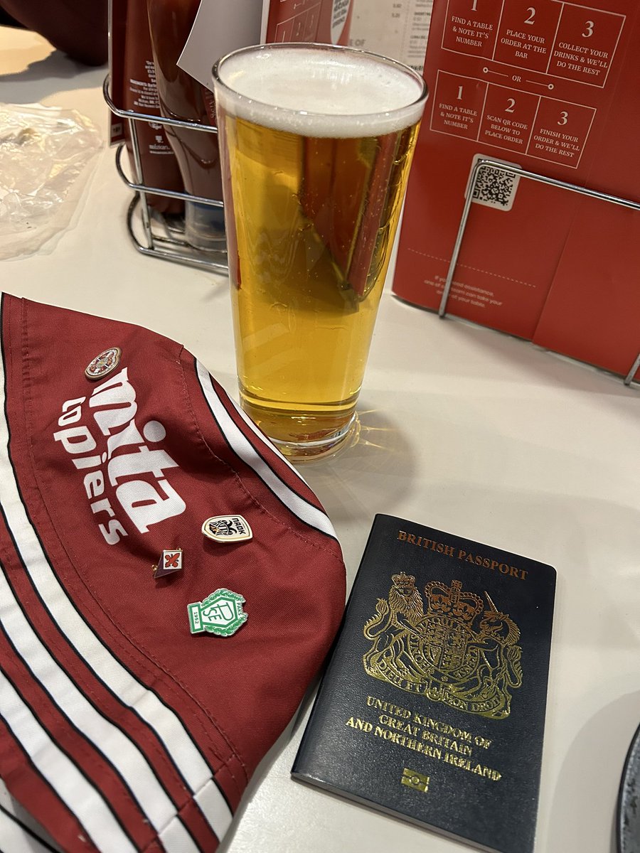 Raff_1_'s tweet photo. Here we go 🇱🇻🇱🇻🇧🇪. My laddies first trip away in Europe. HMFC❤️@Eggy6Official @CRaff08 @niz1973 @nizzy1874 https://t.co/6ETybkfSFt
