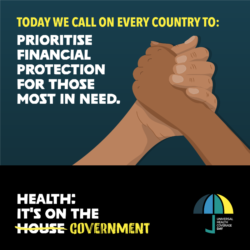 UHC2030's tweet photo. To improve access to health care services and protect people from financial hardship, governments must minimize or eliminate user charges for those most in need, including individuals with low incomes or chronic conditions.
#FinancialProtection101 https://t.co/gsbTBngUbB