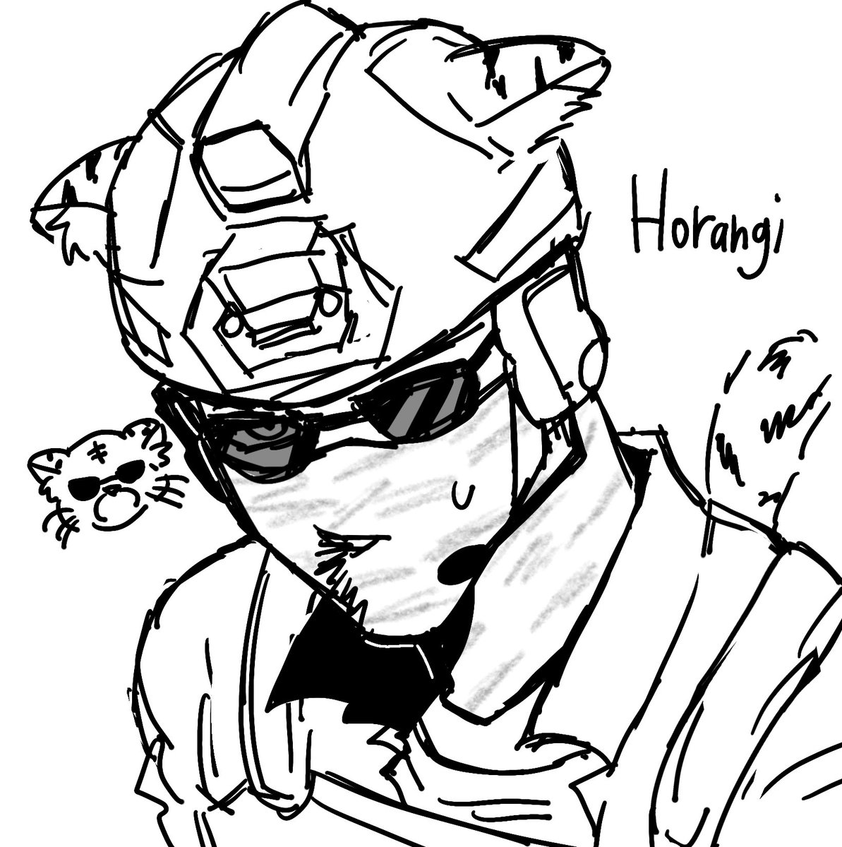 quick doodle #Horangi