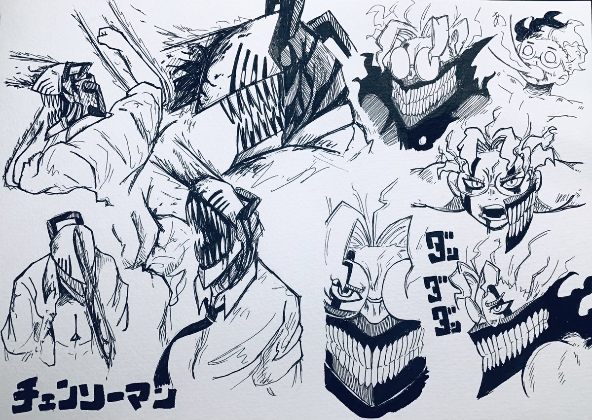 uzura321's tweet image. #ダンダダン #Dandadan #chainsawman #模写
大きい口!キャラデザがとても好き☺️
好きなシーンを模写しました!
※問題があれば消します。