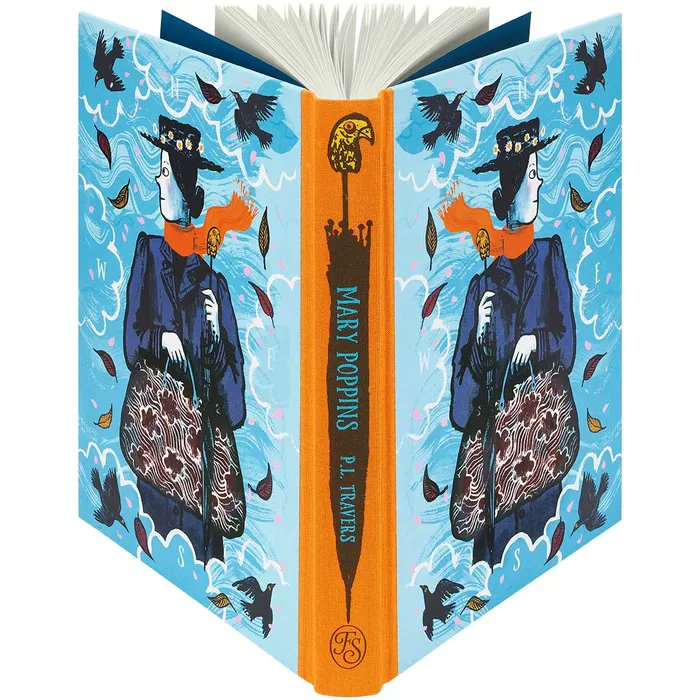 achuka's tweet image. The ACHUKA #BookoftheDay for Tue 26 Nov is
Mary Poppins by P.L. Travers Illustrated by Sara Ogilvie
from @foliosociety #slipcase #gift #edition #classic 
achuka.co.uk/blog/mary-popp…