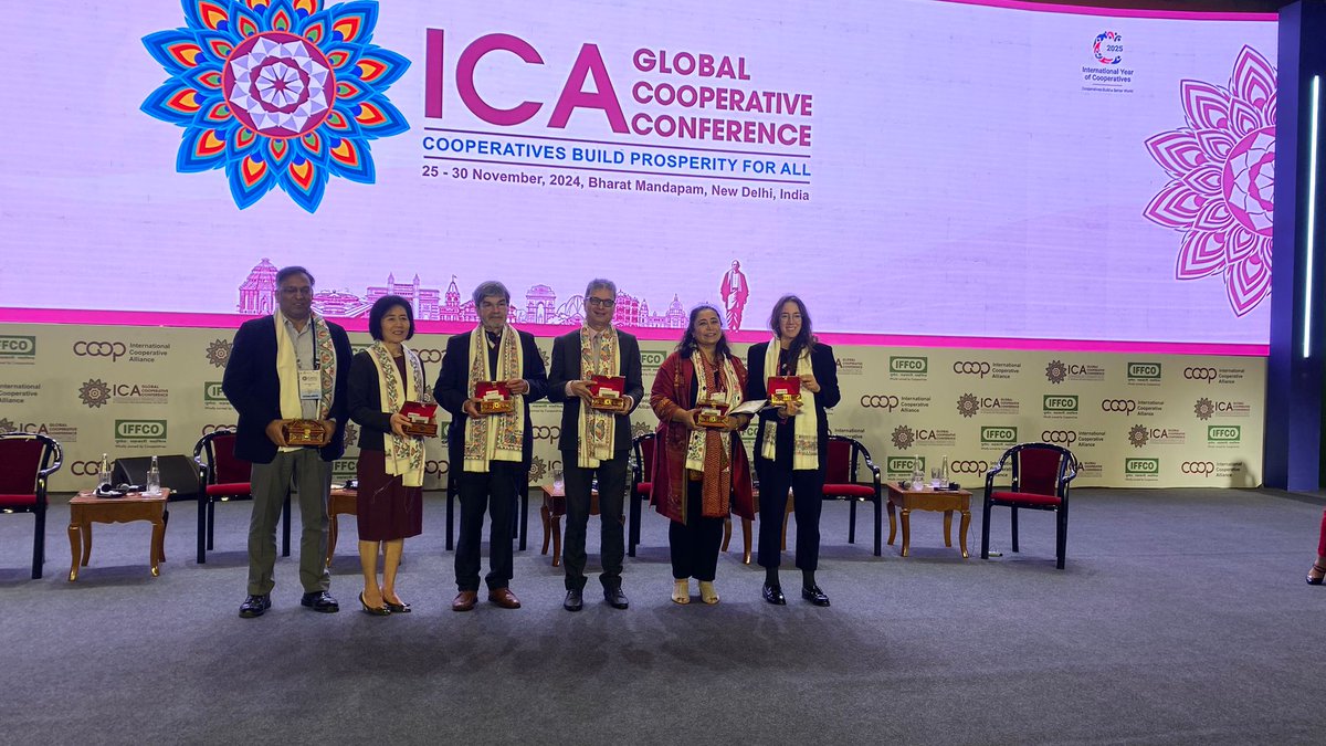 🌍 At the ICA Conference, the panel "Institutional Support for Cooperative Development" united COPAC Chair &amp; Members (DESA, ILO, FAO, ITC) to tackle a key question: How can cooperative law keep pace with the radical &amp; rapid changes in the enterprise world? 🤝✨ #iyc2025
