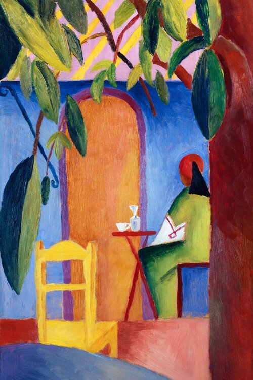 Brindille_'s tweet photo. Turkish Cafe 
August Macke (allemand, 1887 - 1914) https://t.co/QiehSsfwUl