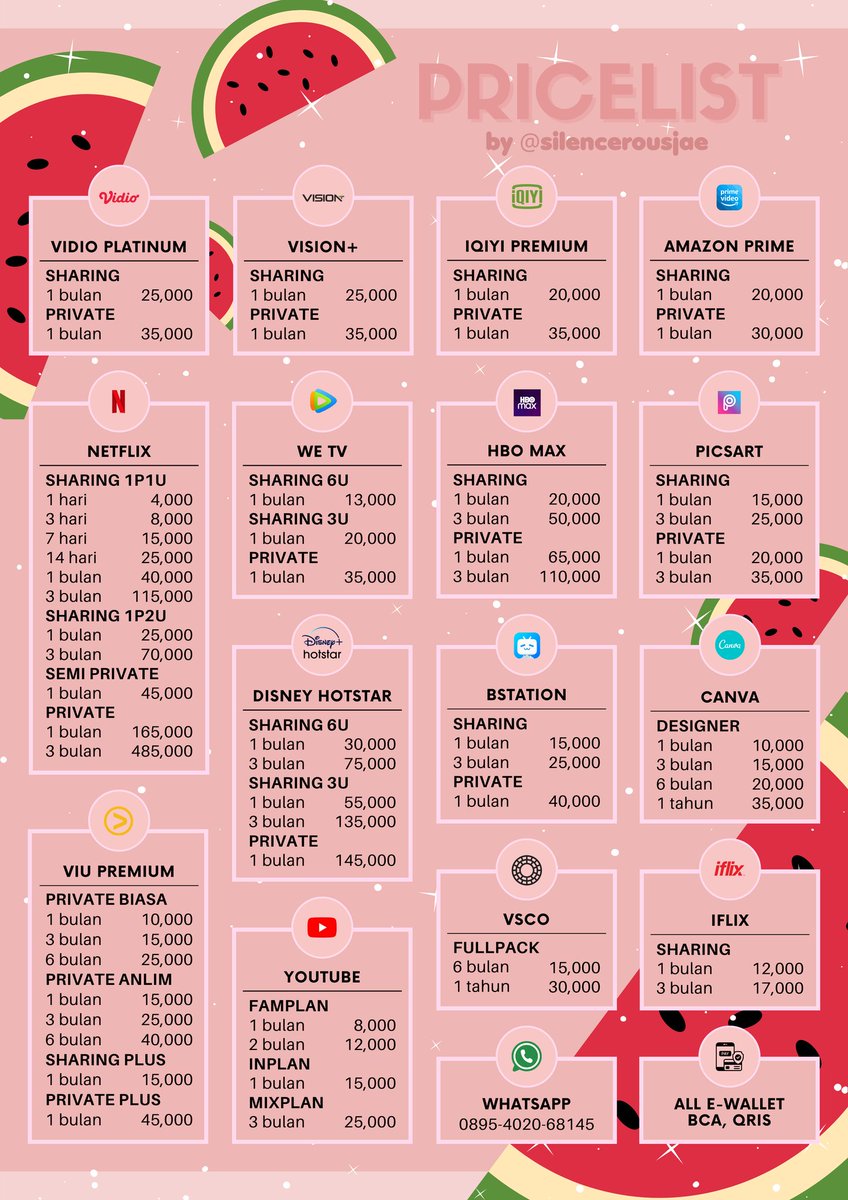 derapity's tweet image. canva ready 1 bulan sama 3 bulan 🤩 #zonauang #zonajajanᅠ 

testimoni: tiny.cc/testireousjae
wa: tiny.cc/waaul
payment: all e-wallet, BCA, qris