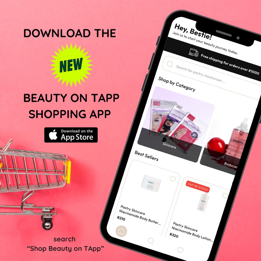 BeautyonTApp's tweet image. A new shopping experience is here for our besties! ✨📱🖤 The Beauty on TApp #BOTApp is now available for download on iOS, offering a seamless shopping experience and AI-powered beauty routine curation. 

Download now and start shopping! apps.apple.com/za/app/shop-be…