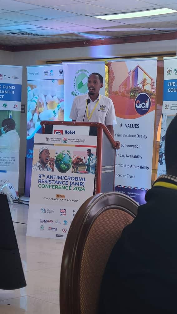 NFilimin's tweet photo. Last week, I had the opportunity to share findings on the community perspectives regarding substandard and falsified medicines (SFMs) in humans and animals at the National Antimicrobial Resistance Conference in Kampala Uganda.

#AMR
#OneHealth https://t.co/3BRnlq2D7u