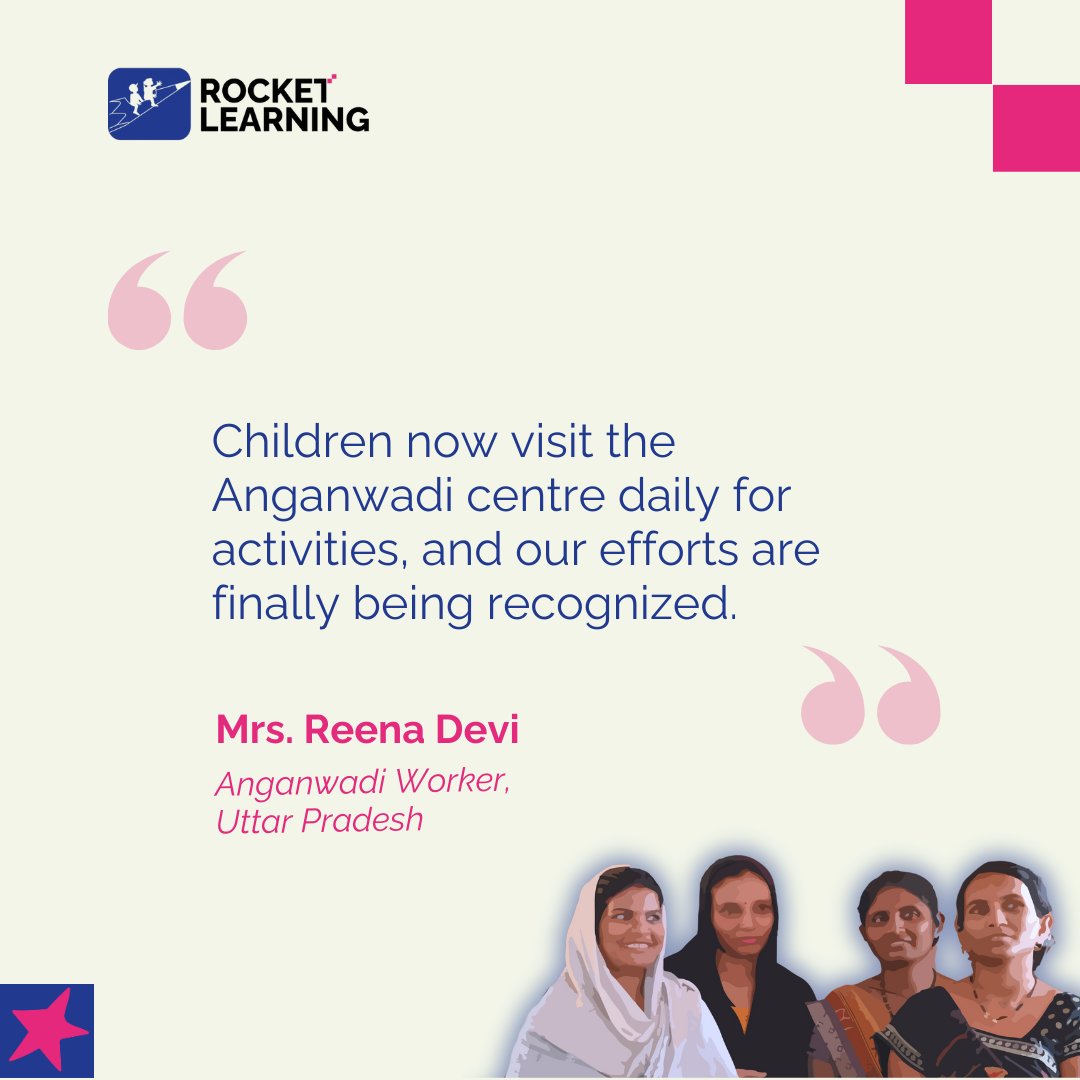 learning_rocket's tweet photo. Hearing Anganwadi workers share how programs like Poshan Bhi Padhai Bhi and ECCE-focused curricula such as Aadharshila transform Anganwadi centers into joyful learning hubs inspires us every day.
#RocketLearning #Anganwadi #EarlyEducationForAll #Education #PBPB #Adharshila https://t.co/4yHJDB9L3n