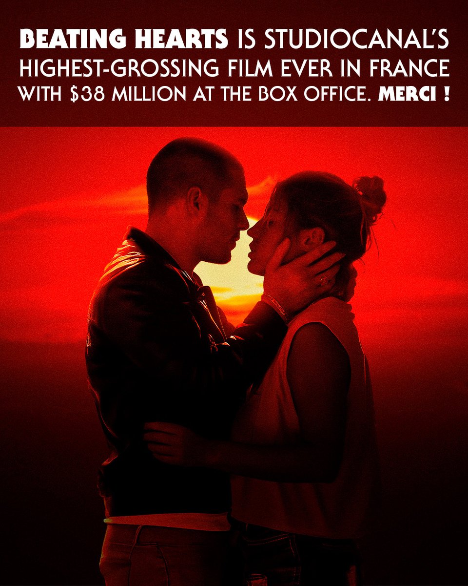 L'AMOUR OUF de Gilles Lellouche, nouveau succès historique de STUDIOCANAL en France 🤩👏