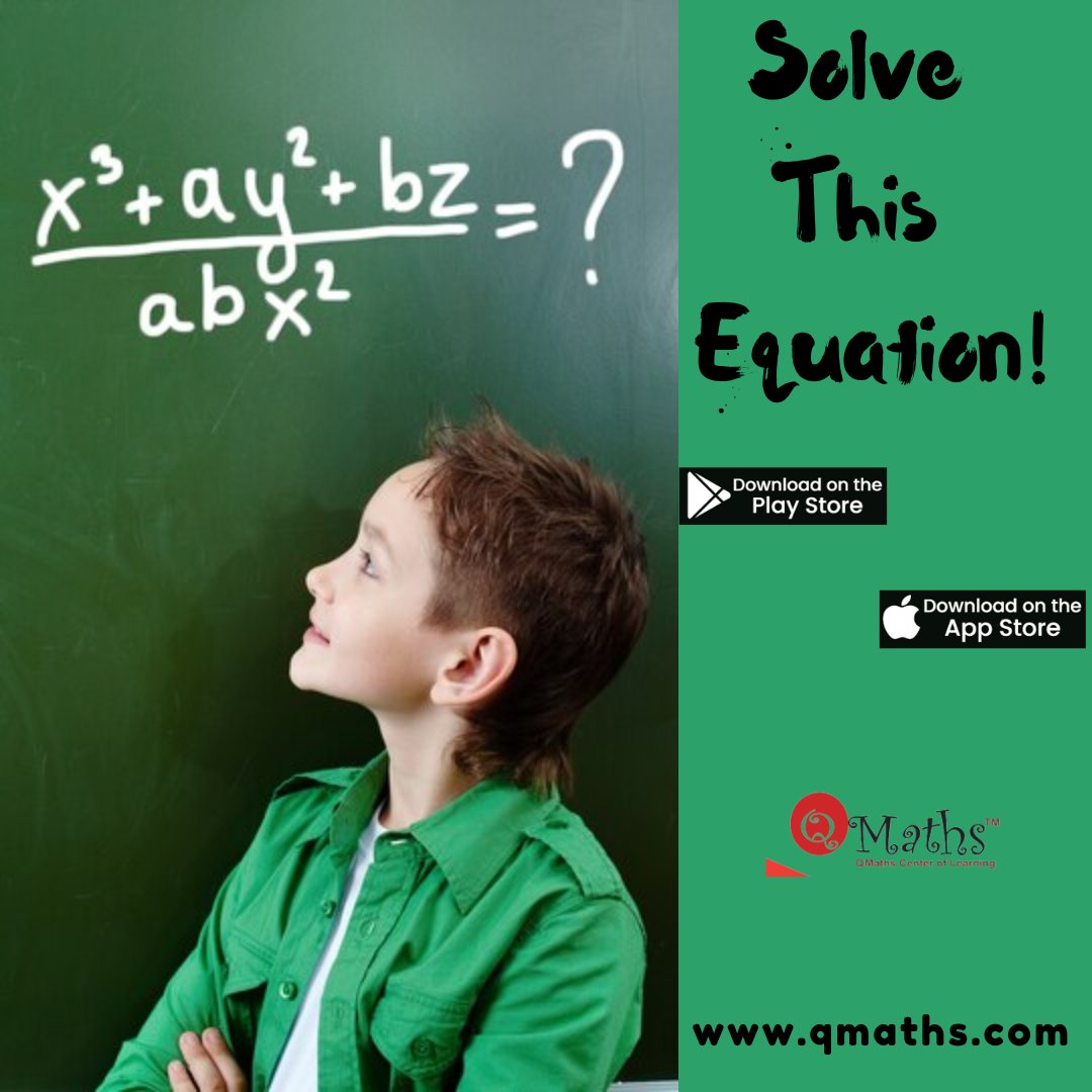 QmathsChd's tweet image. Solve tough equations and build math skills with QMaths! Interactive lessons &amp;amp; detailed solutions await you. Start today! qmaths.com #MathMastery #SolveEquations #QMaths #MathChallenge #LearnMath #MathSkills #ProblemSolving