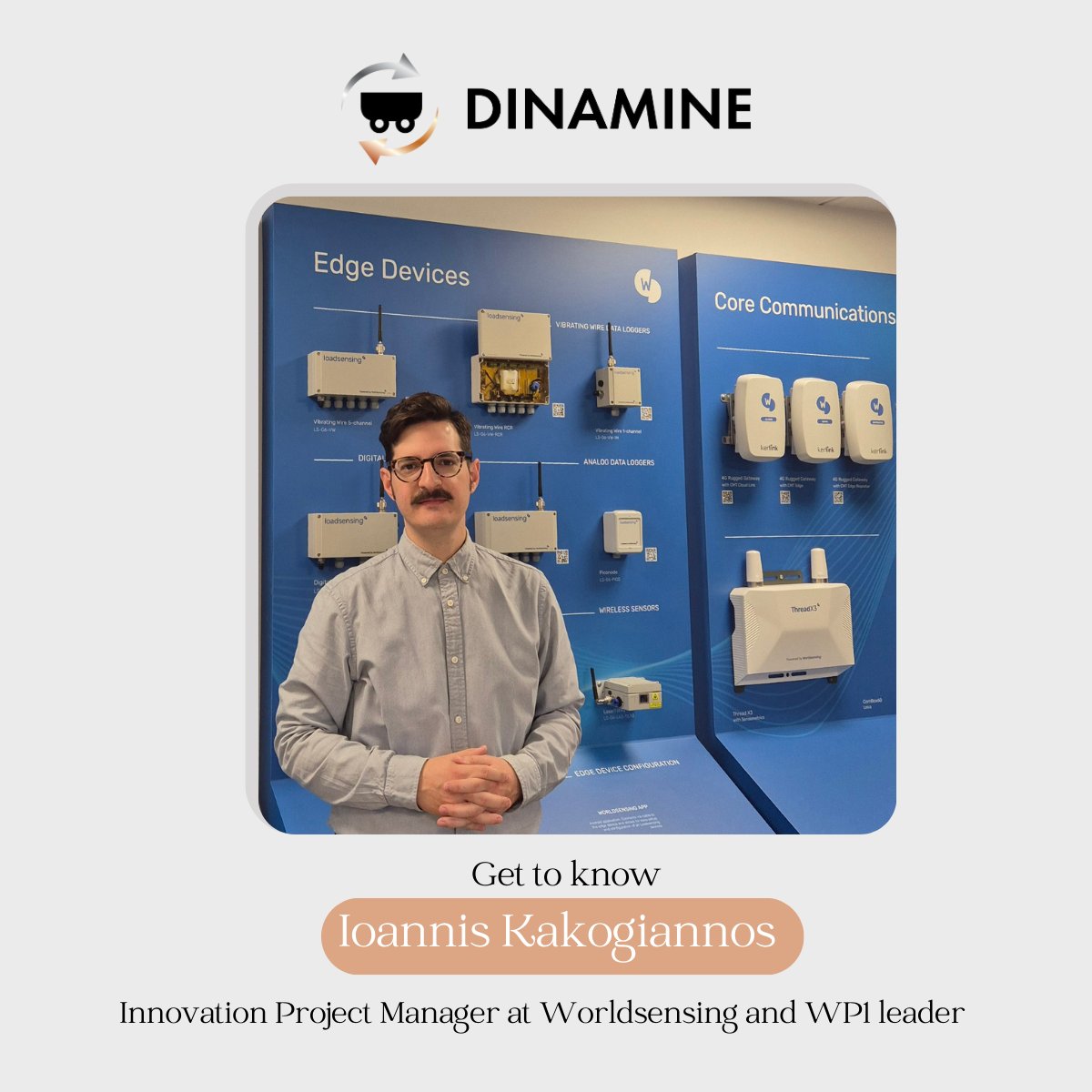 DINAMINE Project (@dinaminep) on Twitter photo Meet the expert driving innovation in #mining with <a href="/DinamineP/">DINAMINE Project</a>! From #IoT integration to smart databases, Ioannis Kakogiannos at <a href="/Worldsensing/">Worldsensing</a> is shaping a safer and smarter future for the industry. Discover his vision and progress so far 🔗 lnkd.in/dShKpnnz Meet the expert driving innovation in #mining with <a href="/DinamineP/">DINAMINE Project</a>! From #IoT integration to smart databases, Ioannis Kakogiannos at <a href="/Worldsensing/">Worldsensing</a> is shaping a safer and smarter future for the industry. Discover his vision and progress so far 🔗 lnkd.in/dShKpnnz