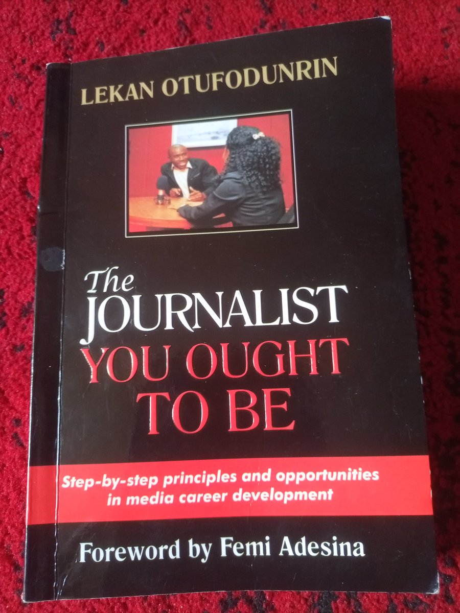 DebisiBusybee's tweet image. #MediaTalks
#Journalists
  Get your copy here 👉@lotufodunrin