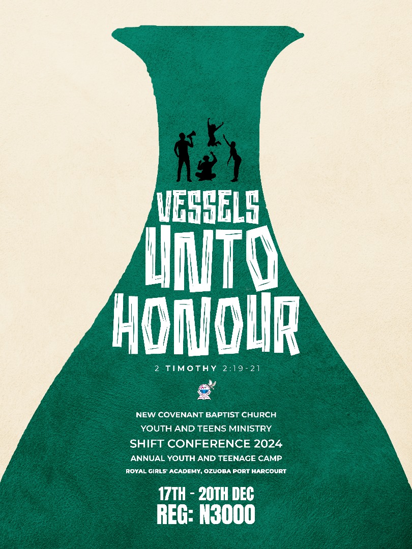 ncbcphc's tweet photo. ✨ Ready to SHIFT? ✨
Join us for the SHIFT Conference 2024 Youth & Teens Camp!
📅 Dec 17-20, 2024 | 📍 Royal Girls Academy
Theme: Vessels unto Honour (2 Tim 2:19-21)
Registration: ₦3,000
Let’s grow, worship, and have fun together! 💥
#SHIFT2024 #VesselsUntoHonour #YouthCamp https://t.co/09A6MB58cF