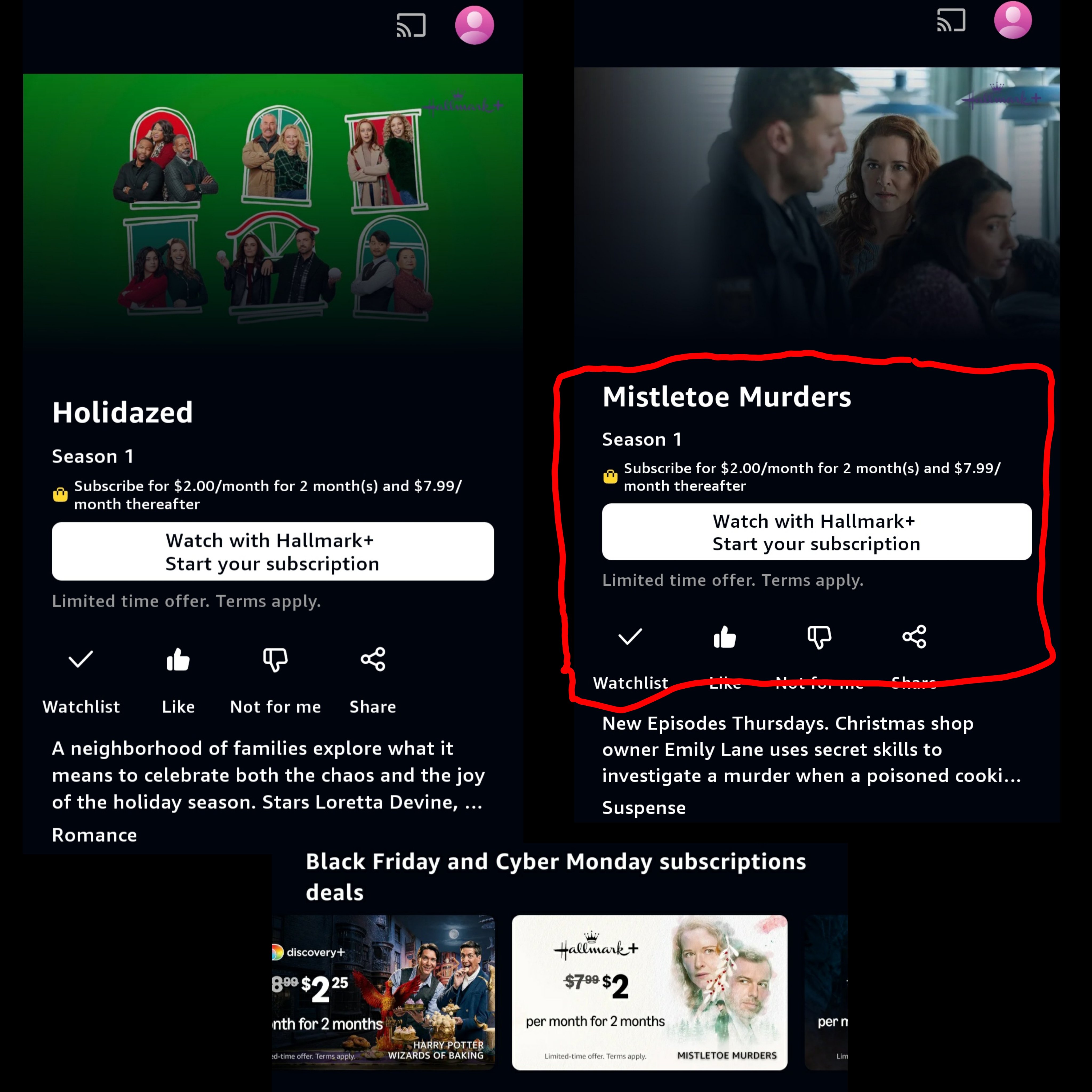 Amazon prime video hallmark new arrivals
