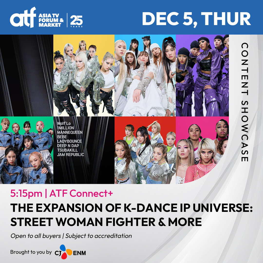 asiatvforum's tweet photo. #ATFContentShowcases
The Expansion of K-Dance IP Universe: Street Woman Fighter &amp; More

Get excited to discover untold insights and motivations from the masterminds of this record-breaking Korean format!

📆Dec 5, Thur, 5:15pm | ATF Connect+

RSVP: https://t.co/c7DriNndWu https://t.co/5UgTkvdIKk