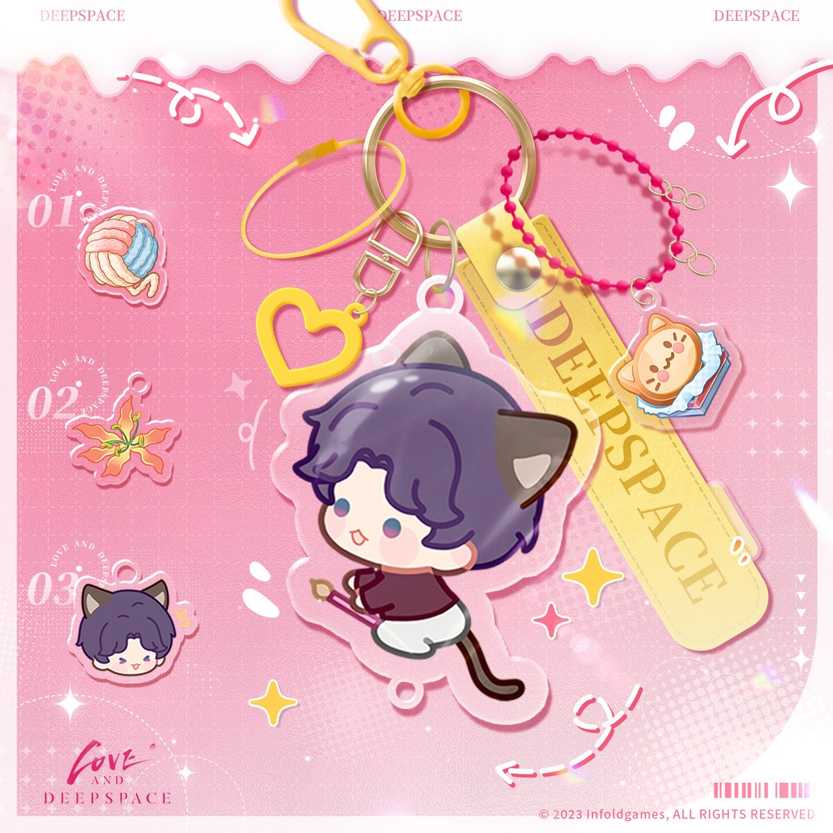 Love_Deepspace's tweet image. Love and Deepspace | It&apos;s Meow&apos;s Time
Fluffy and adorable little kitties love rolling around and stretching at home—and now they&apos;re dreaming of joining you for a scenic stroll.

Let&apos;s create a memorial keychain for this magical management event!
The adorable kitty boys are…
