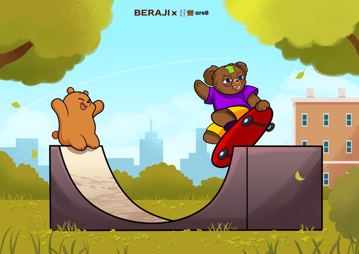 Jikofunfinance's tweet photo. 🌟 Skate Into Fun with AreB🛹🐻

It’s a sunny day at the playground, and the Beraji Bears are shredding the ramps, feeling the thrill of adventure with their AreB buddies! To keep the good vibes rolling, AreB treats us to an exclusive giveaway 🎉

🛹 What’s Up for Grabs?
• 5 WL Spots raffled on X - here
• The rest? will be raffled in our Discord🍯

🎯 How to Join the Giveaway:
1️⃣ Follow both @Berajibears and @arebmeme  🐾
2️⃣ Like & Retweet this post 🐻✨
3️⃣ Join our Discord to secure your spot!
https://t.co/baMJUiZWJA
https://t.co/MZcJeJcQsV

📅 Mark Your Calendar:
The Partner Window opens on December 2nd – get ready to claim your WL before they’re gone!

Mint details 👇🛹🎁