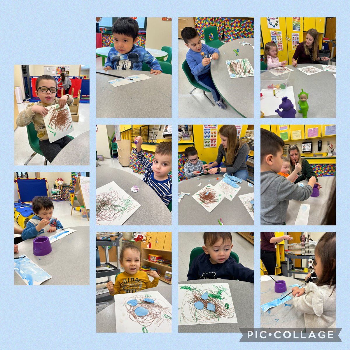 KoestlersKids's tweet photo. Special thanks to @cc_nicolette for teaching us how to make a bird’s nest. We had so much fun! @HazletProud @SycamoreECLC https://t.co/Y5S37ywTXq
