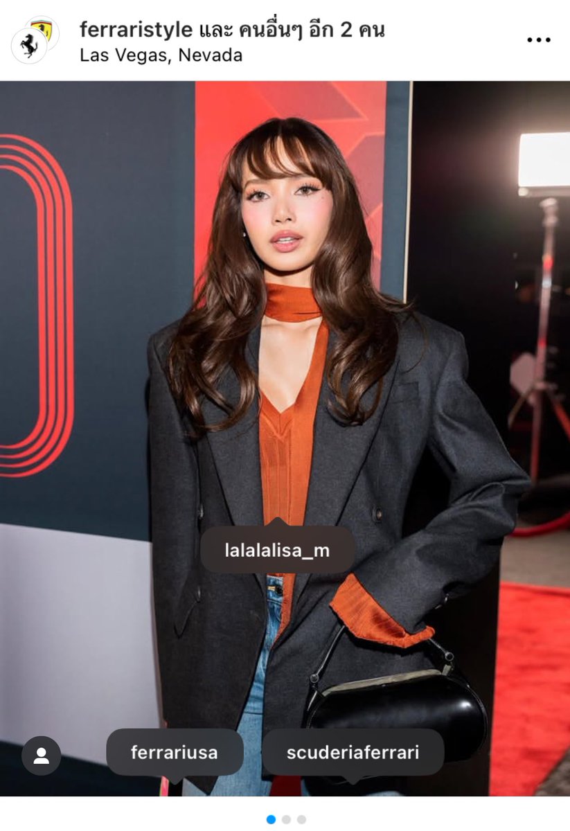 Love_Lalisa2703's tweet image. ไปเอนเกจในไอจี #Ferrariusa ยอดยังน้อยอยู่ค่ะ
#LISA #LALISA
#LISAatF1LasVegasGP
#F1 @F1LasVegas @wearelloud 

instagram.com/p/DCzBsiPIB0d/…