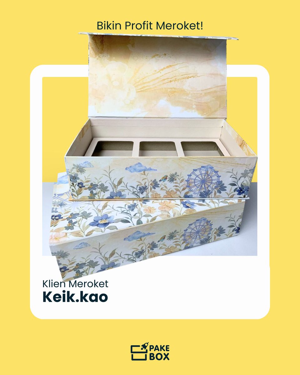 pakeboxmeroket's tweet image. Kemasan hardbox yg cantik bisa bikin kue keringmu terlihat makin menarik jg eksklusif!
Yuk, berikan sentuhan elegan pada produk kue keringmu dgn packaging custom dari PakeBox. 
klik link di bio

#PakeBox #PackagingCustom #HardboxIndonesia #Packagingkue #hardboxlebaran #boxcustom
