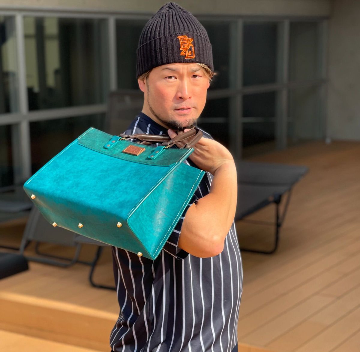 中川颯選手のHayate Craftのバッグ、配色といい形といい大きさといい全