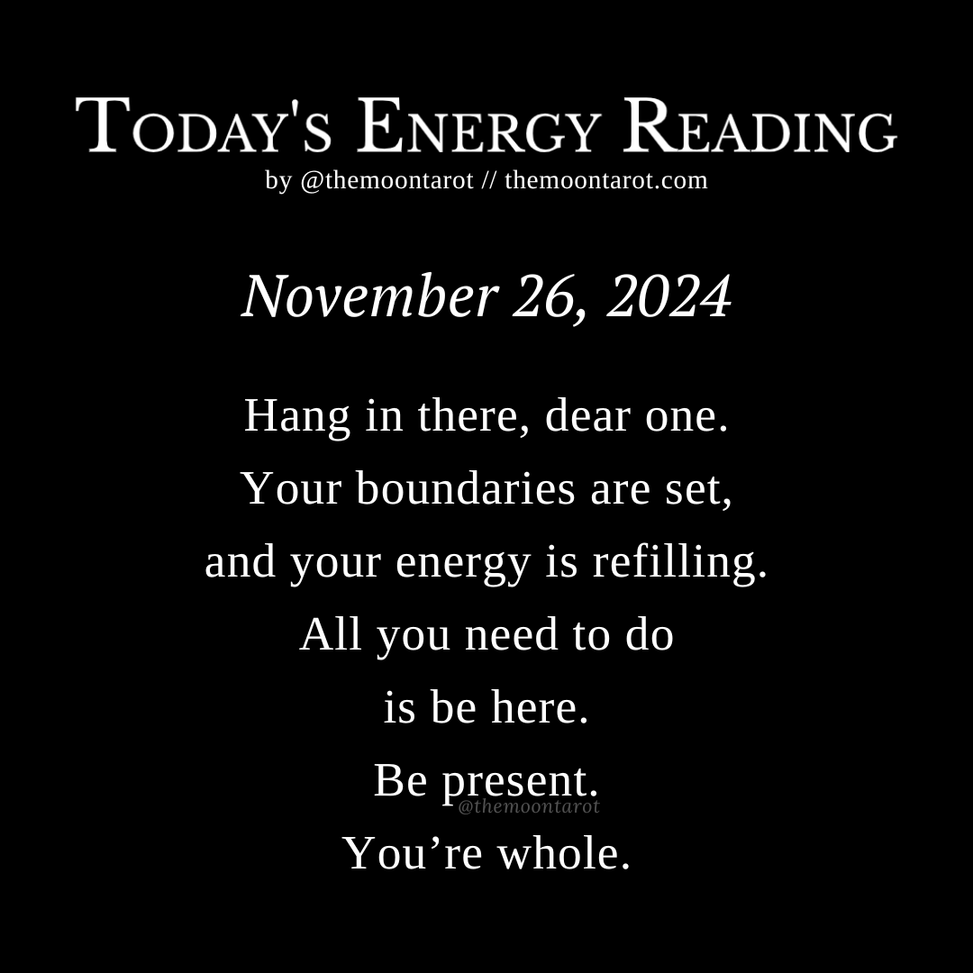 themoontarot_'s tweet photo. Today's Energy Reading: November 26, 2024 https://t.co/WUag06Wc9a