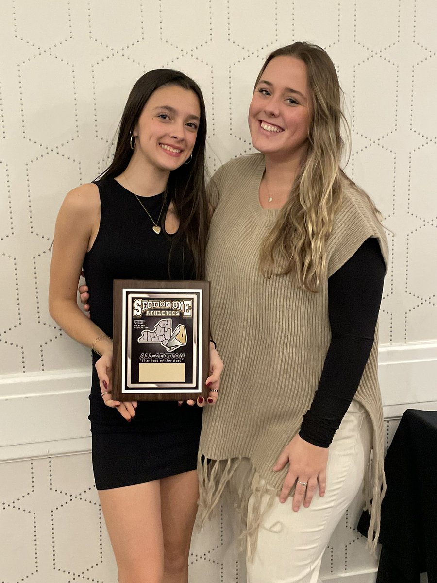 Congratulations Natalia, Sadie and Nicole and all of the other All Section and All Conference recipients. 🏐❤️🏐#letsroll