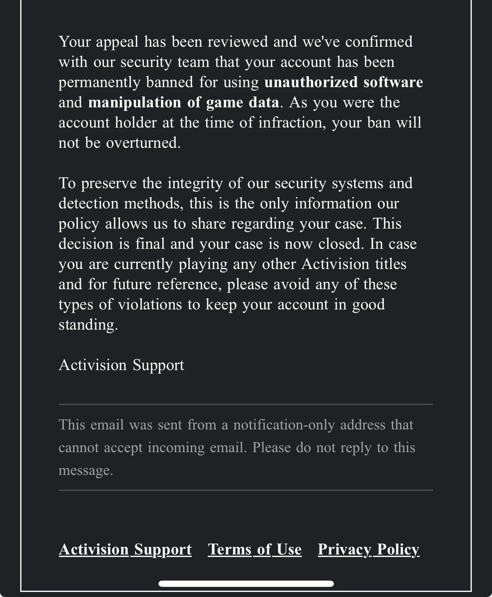 CodShadowBan tweet picture