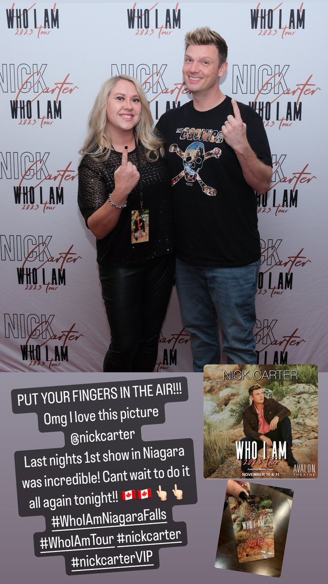 gail_kizlyk's tweet photo. O Canada 🎶🇨🇦 @nickcarter #WhoIAmRecap
#WhoIAmNiagara x ✌🏻#WhoIAmEdmonton #WhoIAmCalgary https://t.co/7JmLopKWNN