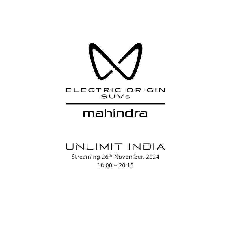 mahindraesuvs's tweet photo. Some innovate for the future. Some are the future.
Watch the Global Premiere of Mahindra’s Electric Origin SUVs today at 6 PM IST.

Watch the Global Premiere: https://t.co/nzGvVqh9Ba

#MahindraElectricOriginSUVs #UnlimitIndia #BE6e #XEV9e #MahindraBE6e #MahindraXEV9e #MahindraAuto