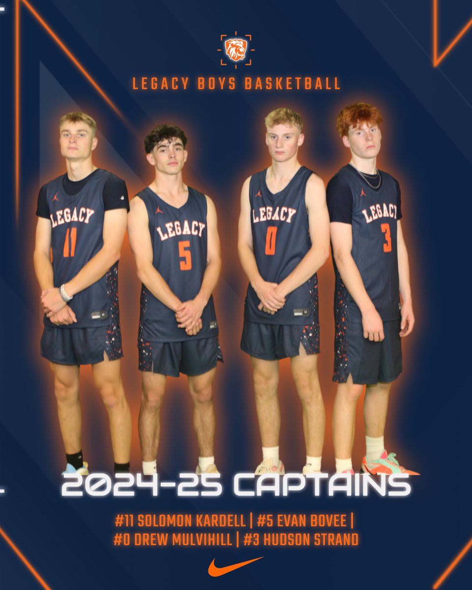 LCA Boys Basketball (@legacy_bbb) on Twitter photo Meet your 2024-2025 team captains, <a href="/solo_kardell/">Solomon Kardell</a>, Evan Bovee, Drew Mulvihill and Hudson Strand! These guys have already started the year leading our squad so well. Big things ahead π Meet your 2024-2025 team captains, <a href="/solo_kardell/">Solomon Kardell</a>, Evan Bovee, Drew Mulvihill and Hudson Strand! These guys have already started the year leading our squad so well. Big things ahead π