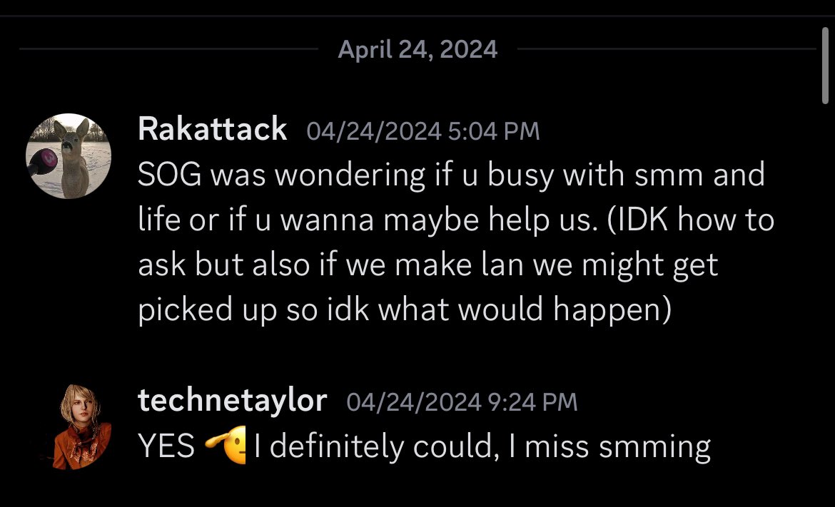 TechneTaylor's tweet photo. + also shoutout to this unexpected dm ~7 months ago, where I wasn’t sure if I was going to continue with esports at all that led to me getting my old dream job back. I’ve loved every moment of this new journey so far. #GETSOGGED https://t.co/cNxoRcRm9f