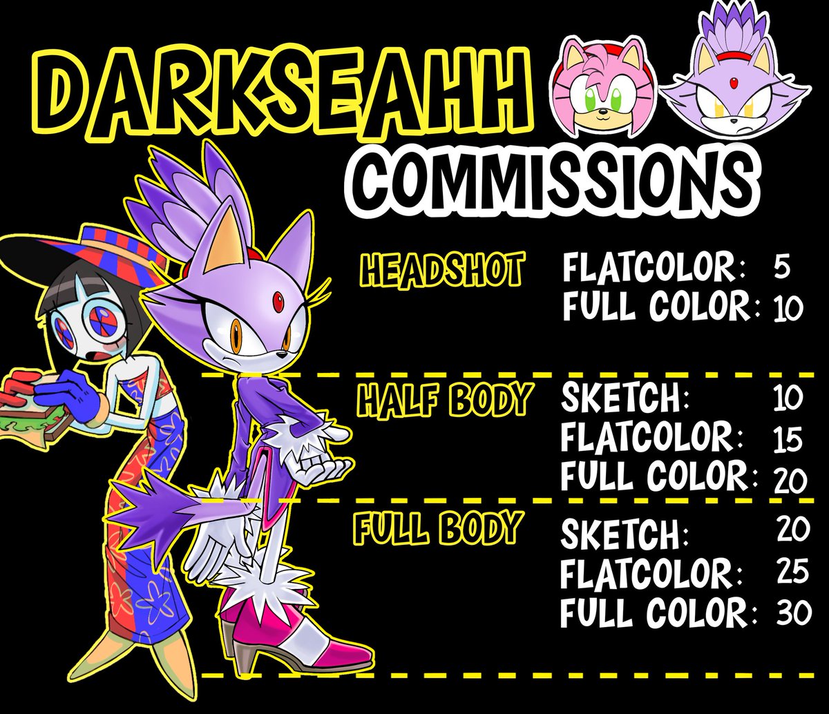 darkseahh's tweet image. Posting Commission sheet again because I dont know what happened to the last one.
#Commission #commissionsopen #commissions