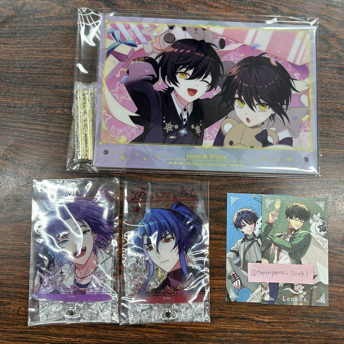 torinyoro_'s tweet photo. @udriv_ はじめまして、検索より失礼します。
当方パネルのスノウ&amp;ホワイトを所持しております。
カイン&amp;シノとの交換は可能でしょうか？
沢山のお声がけあると思いますが、ご検討いただけますと幸いです。
まとめての画像で恐縮ですが、画像添付させていただきます。
よろしくお願いいたします。 https://t.co/cHxu1dEwV2