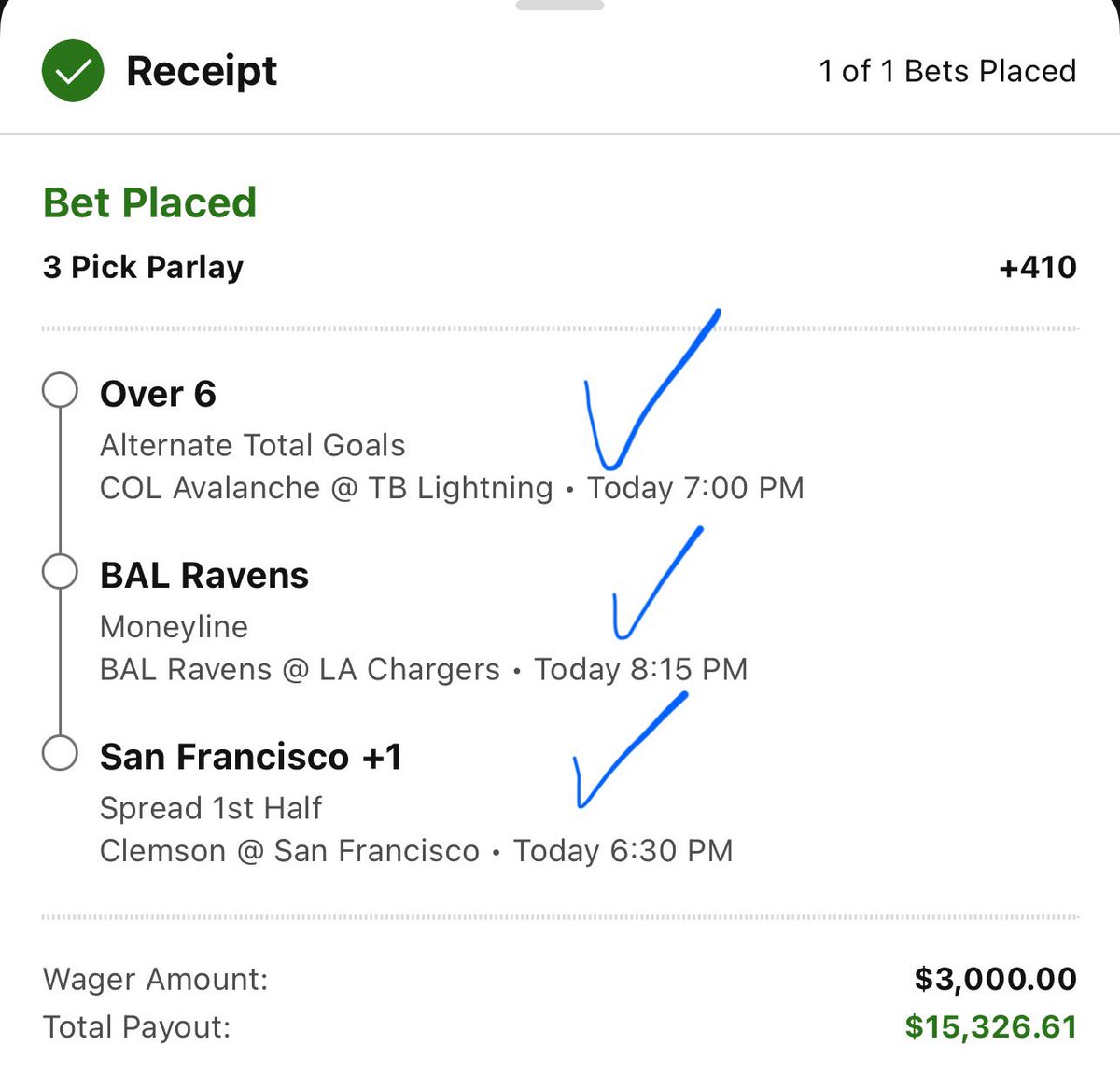 ProfitVIPs's tweet photo. There it is!!! 

After a career Sunday we follow it up with a huge Monday 🔥

$15k VIP Parlay of day 🏆🏆

4Team VIP lay 🏆🏆

Congrats to the PB community again

We got for $25k in Champions league tomorrow now 🔥 https://t.co/so5SJYN8qf