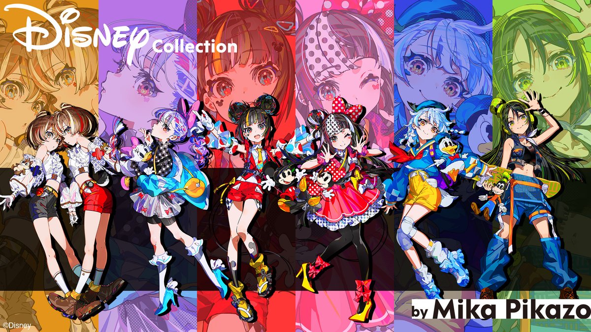 Disney Collection by Mika Pikazo イラスト公開🔥

ミッキーマウス・ミニーマウスなどの
ディズニーキャラクターやディズニープリンセスを
「Mika Pikazo」の世界観で描いたアート作品や
オリジナルグッズを販売✏

グッズ情報は続報をお待ちください！

現在初日2日間の入場の抽選を応募受付中！