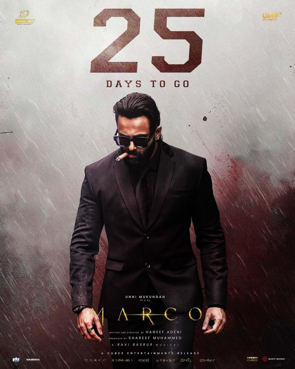 25 Days To Go For #Marco👊

Unni Mukundan's Biggest Movie Till Date 👊