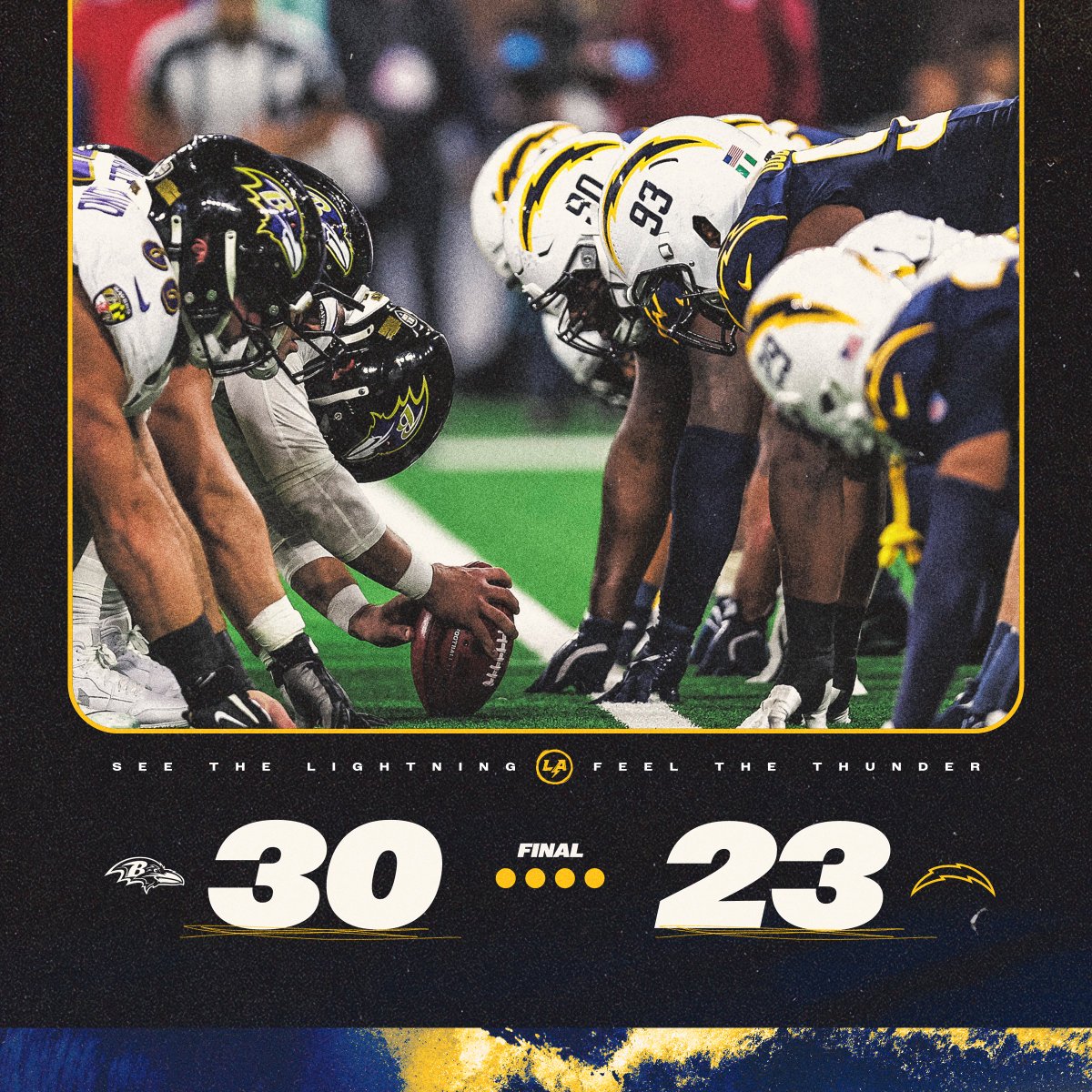 chargers's tweet image. final