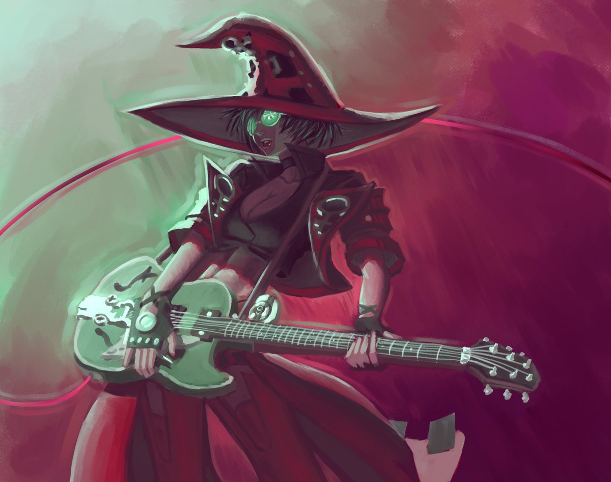 Saw it was I-no's birthday so I decided to render that sketch from before, Happy birthday I-no!