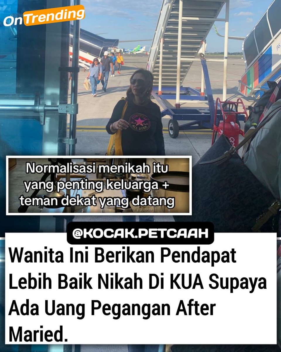 Menikah bukan karena ikut-ikutan tetapi karena udah siap lahir dan batin🔥

Yg bikin mahal itu gengsi keluarga dan omongan nyinyir tetangga