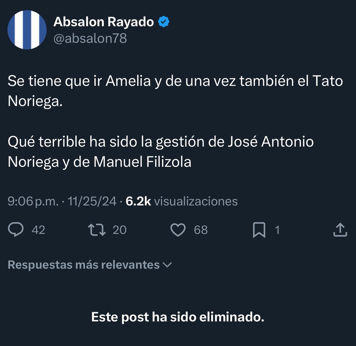Titor_Garcia's tweet photo. Oye @absalon78, toma se te cayó. https://t.co/TirvVpaxof