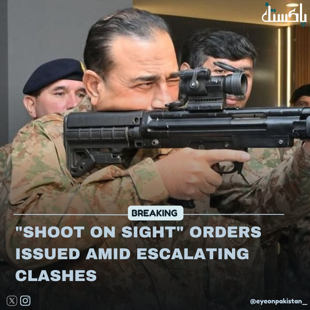 eyeonpakistan_'s tweet photo. Shoot on sight orders issued after deadly clashes. But can bullets silence the people's will for change? #RevolutionInPakistan #PTIProtest" https://t.co/lJq84URqB9