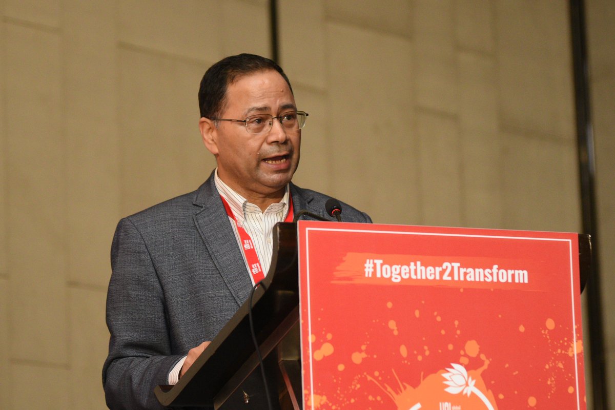 uniapro's tweet photo. 🎉Congratulations & welcome back Brother @RajendraUNI as UNI Asia & Pacific Regional Secretary🌏✊
Let’s keep building a stronger, united labour movement! 💪 #Together2Transform https://t.co/HKiGLwxxZG