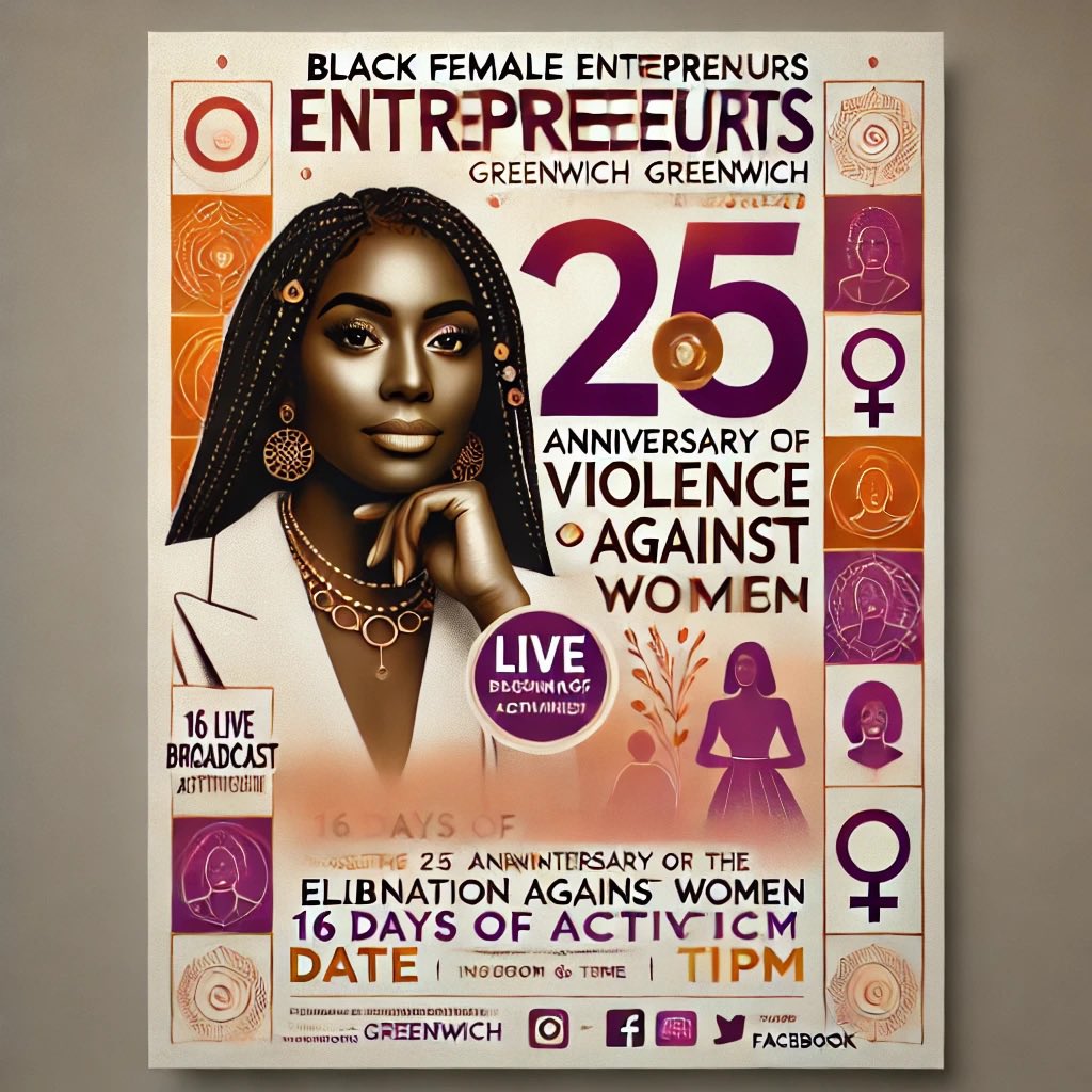 Black Female Entrepreneur Greenwich tweet media